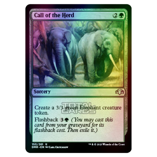 Magic The Gathering - Dominaria Remastered - Call of the Herd - 153/261 (Foil)