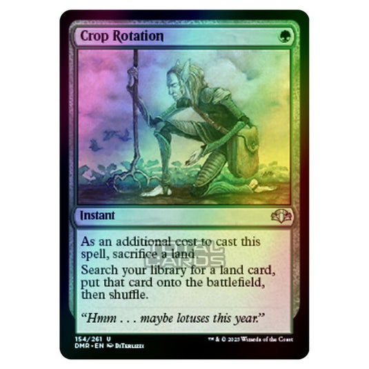 Magic The Gathering - Dominaria Remastered - Crop Rotation - 154/261 (Foil)