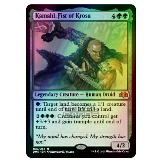 Magic The Gathering - Dominaria Remastered - Kamahl, Fist of Krosa - 166/261 (Foil)