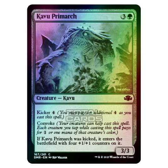 Magic The Gathering - Dominaria Remastered - Kavu Primarch - 167/261 (Foil)