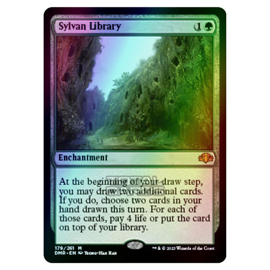 Magic The Gathering - Dominaria Remastered - Sylvan Library - 179/261 (Foil)