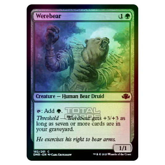 Magic The Gathering - Dominaria Remastered - Werebear - 182/261 (Foil)