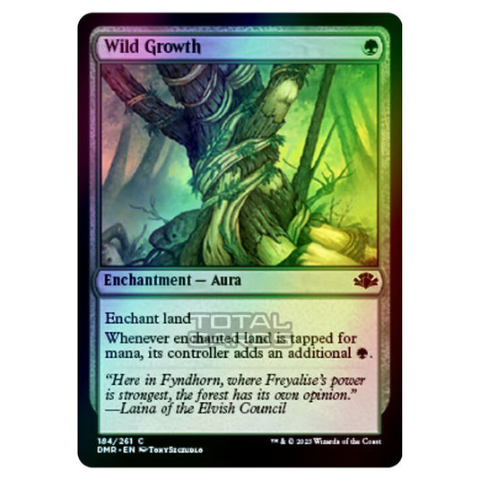 Magic The Gathering - Dominaria Remastered - Wild Growth - 184/261 (Foil)