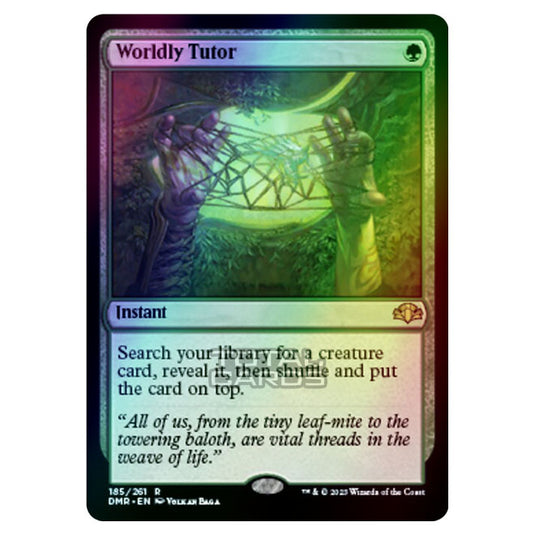 Magic The Gathering - Dominaria Remastered - Worldly Tutor - 185/261 (Foil)