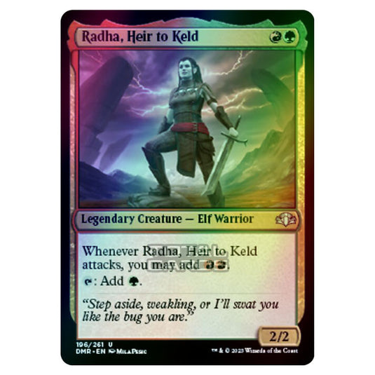 Magic The Gathering - Dominaria Remastered - Radha, Heir to Keld - 196/261 (Foil)