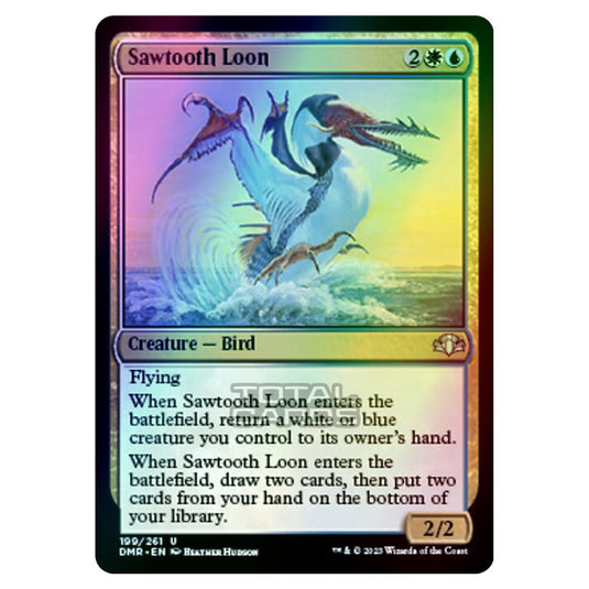 Magic The Gathering - Dominaria Remastered - Sawtooth Loon - 199/261 (Foil)