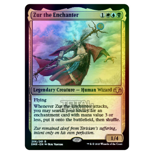 Magic The Gathering - Dominaria Remastered - Zur the Enchanter - 206/261 (Foil)