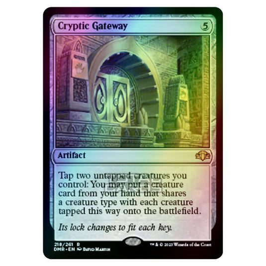 Magic The Gathering - Dominaria Remastered - Cryptic Gateway - 218/261 (Foil)