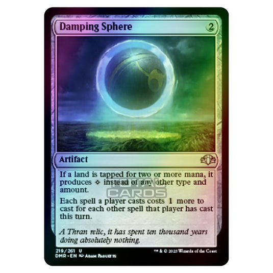 Magic The Gathering - Dominaria Remastered - Damping Sphere - 219/261 (Foil)