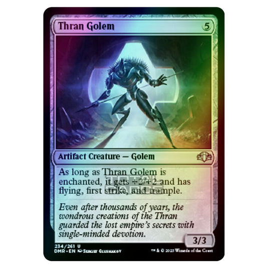 Magic The Gathering - Dominaria Remastered - Thran Golem - 234/261 (Foil)