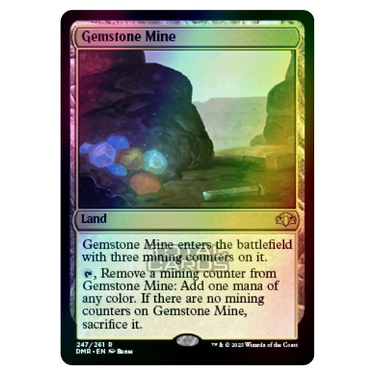 Magic The Gathering - Dominaria Remastered - Gemstone Mine - 247/261 (Foil)