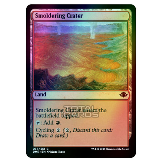 Magic The Gathering - Dominaria Remastered - Smoldering Crater - 257/261 (Foil)