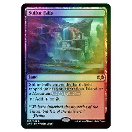 Magic The Gathering - Dominaria Remastered - Sulfur Falls - 258/261 (Foil)