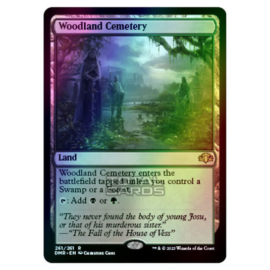 Magic The Gathering - Dominaria Remastered - Woodland Cemetery - 261/261 (Foil)