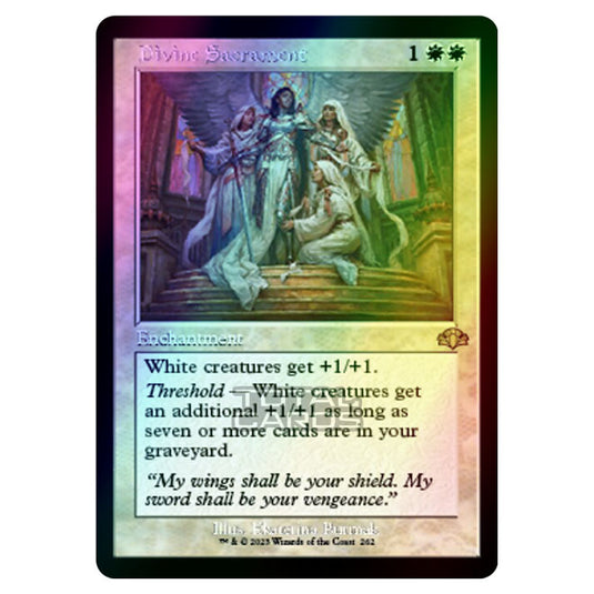 Magic The Gathering - Dominaria Remastered - Divine Sacrament (Retro Frame) - 262/261 (Foil)