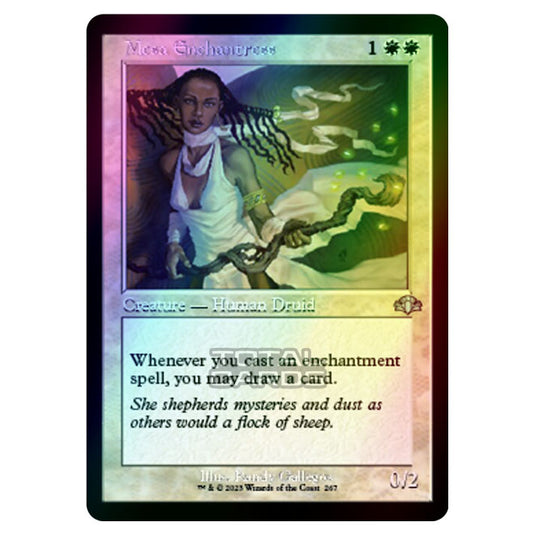 Magic The Gathering - Dominaria Remastered - Mesa Enchantress (Retro Frame) - 267/261 (Foil)