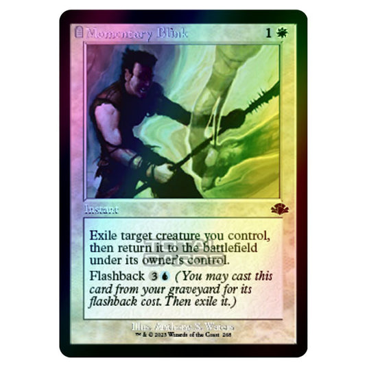 Magic The Gathering - Dominaria Remastered - Momentary Blink (Retro Frame) - 268/261 (Foil)