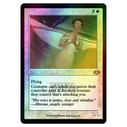 Magic The Gathering - Dominaria Remastered - Windborn Muse (Retro Frame) - 278/261 (Foil)