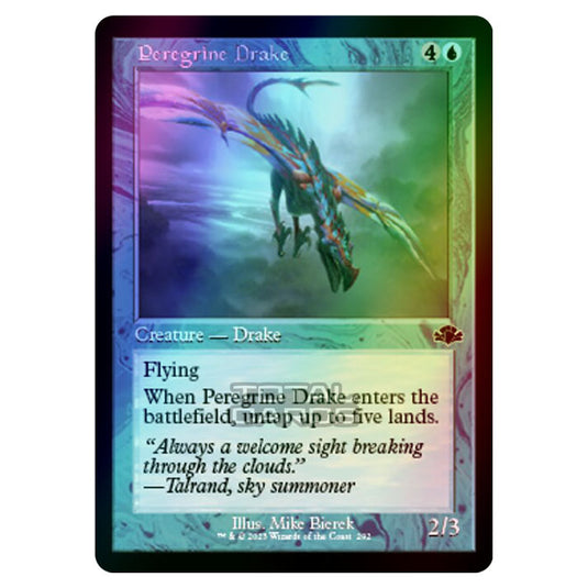 Magic The Gathering - Dominaria Remastered - Peregrine Drake (Retro Frame) - 292/261 (Foil)