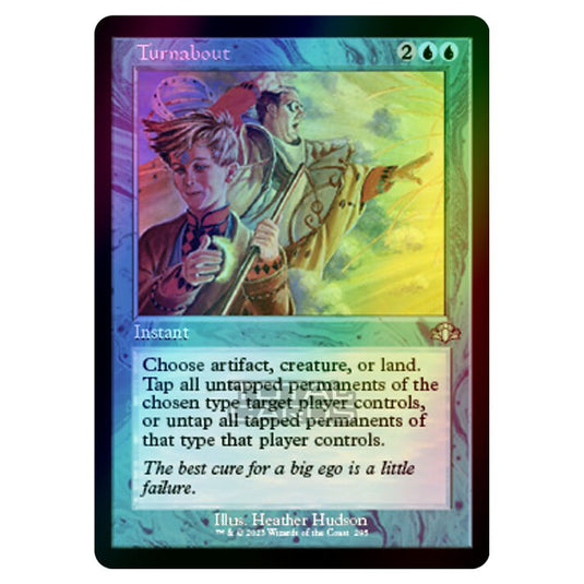 Magic The Gathering - Dominaria Remastered - Turnabout (Retro Frame) - 295/261 (Foil)