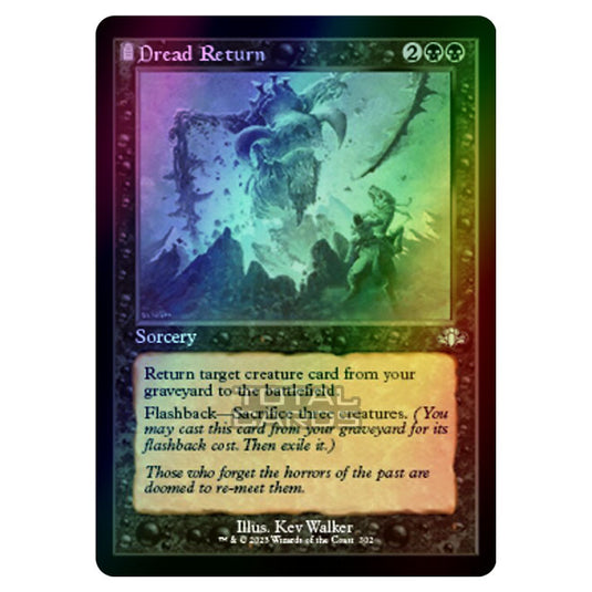 Magic The Gathering - Dominaria Remastered - Dread Return (Retro Frame) - 302/261 (Foil)