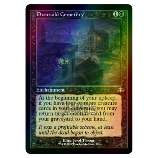 Magic The Gathering - Dominaria Remastered - Oversold Cemetery (Retro Frame) - 309/261 (Foil)