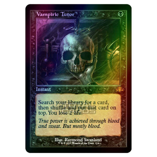 Magic The Gathering - Dominaria Remastered - Vampiric Tutor (Retro Frame) - 314/261 (Foil)