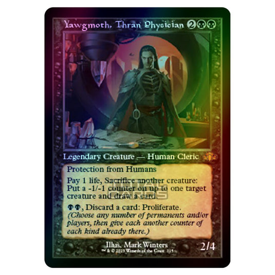 Magic The Gathering - Dominaria Remastered - Yawgmoth, Thran Physician (Retro Frame) - 315/261 (Foil)