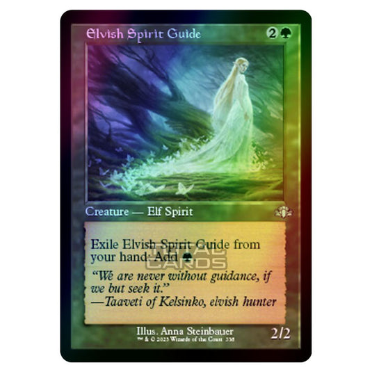 Magic The Gathering - Dominaria Remastered - Elvish Spirit Guide (Retro Frame) - 338/261 (Foil)