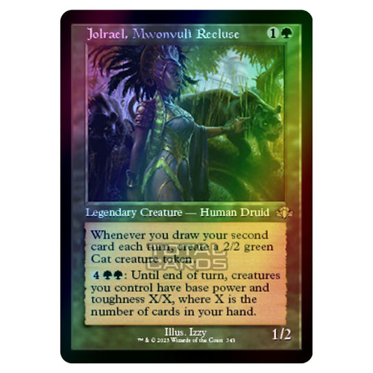 Magic The Gathering - Dominaria Remastered - Jolrael, Mwonvuli Recluse (Retro Frame) - 343/261 (Foil)