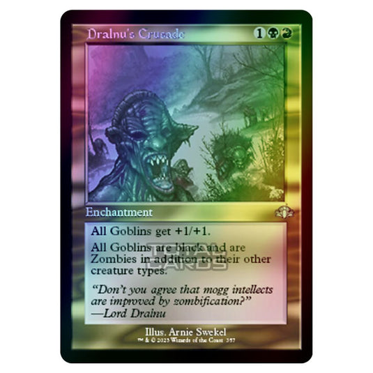 Magic The Gathering - Dominaria Remastered - Dralnu's Crusade (Retro Frame) - 357/261 (Foil)