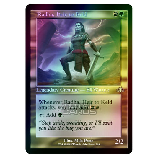 Magic The Gathering - Dominaria Remastered - Radha, Heir to Keld (Retro Frame) - 364/261 (Foil)