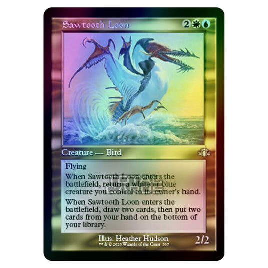 Magic The Gathering - Dominaria Remastered - Sawtooth Loon (Retro Frame) - 367/261 (Foil)