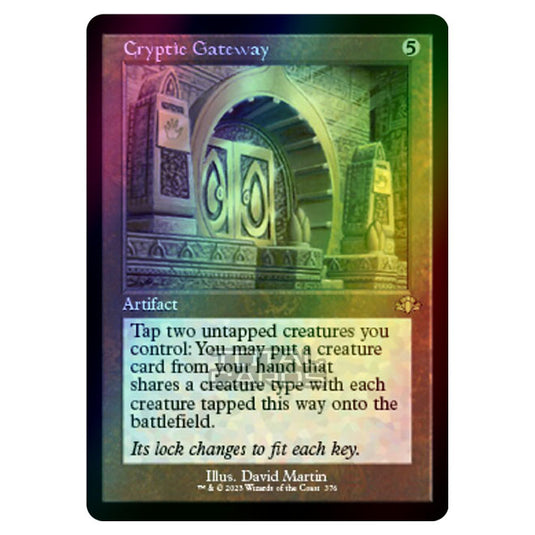 Magic The Gathering - Dominaria Remastered - Cryptic Gateway (Retro Frame) - 376/261 (Foil)