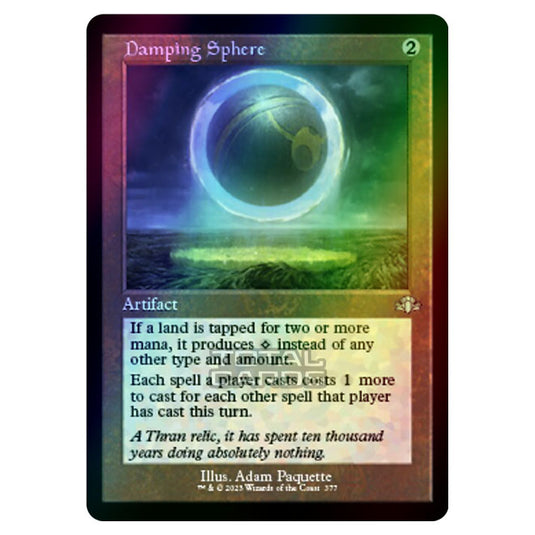 Magic The Gathering - Dominaria Remastered - Damping Sphere (Retro Frame) - 377/261 (Foil)