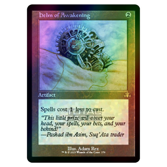 Magic The Gathering - Dominaria Remastered - Helm of Awakening (Retro Frame) - 379/261 (Foil)