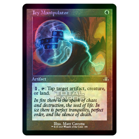 Magic The Gathering - Dominaria Remastered - Icy Manipulator (Retro Frame) - 380/261 (Foil)