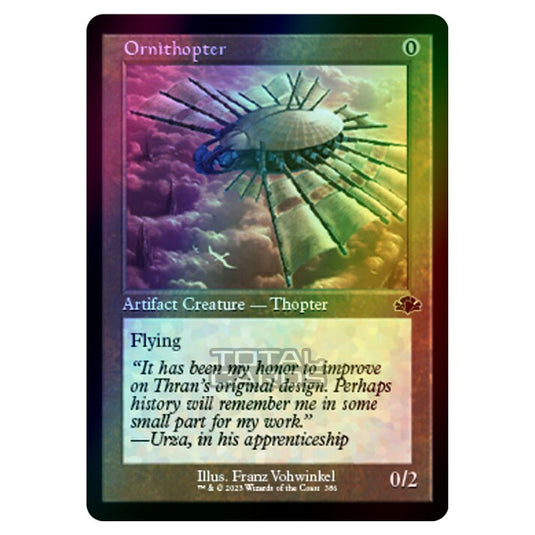 Magic The Gathering - Dominaria Remastered - Ornithopter (Retro Frame) - 386/261 (Foil)