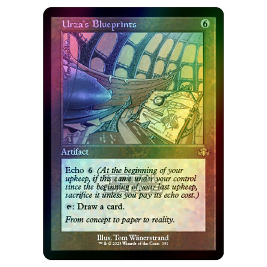 Magic The Gathering - Dominaria Remastered - Urza's Blueprints (Retro Frame) - 391/261 (Foil)