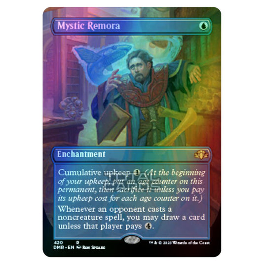Magic The Gathering - Dominaria Remastered - Mystic Remora (Alternate-Art Borderless Card) - 420/261 (Foil)