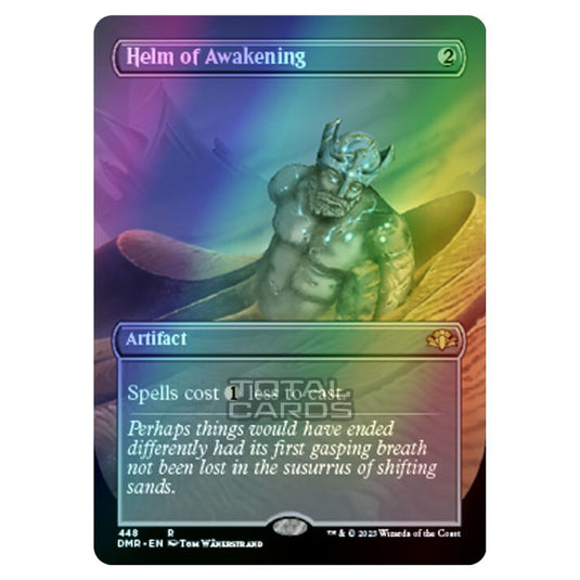 Magic The Gathering - Dominaria Remastered - Helm of Awakening (Alternate-Art Borderless Card) - 448/261 (Foil)