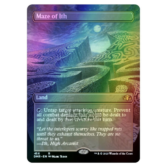 Magic The Gathering - Dominaria Remastered - Maze of Ith (Alternate-Art Borderless Card) - 456/261 (Foil)