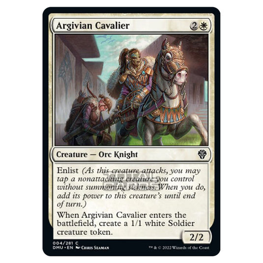 Magic The Gathering - Dominaria United - Argivian Cavalier - 004/281