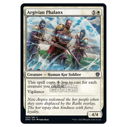 Magic The Gathering - Dominaria United - Argivian Phalanx - 005/281