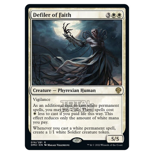 Magic The Gathering - Dominaria United - Defiler of Faith - 016/281