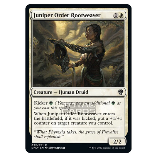 Magic The Gathering - Dominaria United - Juniper Order Rootweaver - 022/281