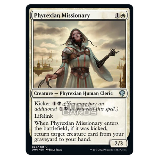 Magic The Gathering - Dominaria United - Phyrexian Missionary - 027/281