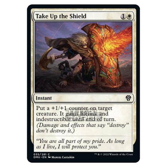 Magic The Gathering - Dominaria United - Take Up the Shield - 035/281