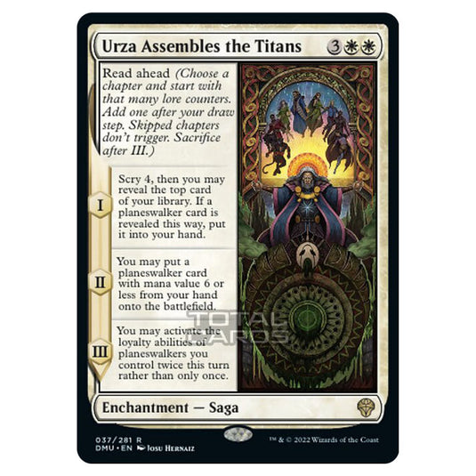 Magic The Gathering - Dominaria United - Urza Assembles the Titans - 037/281