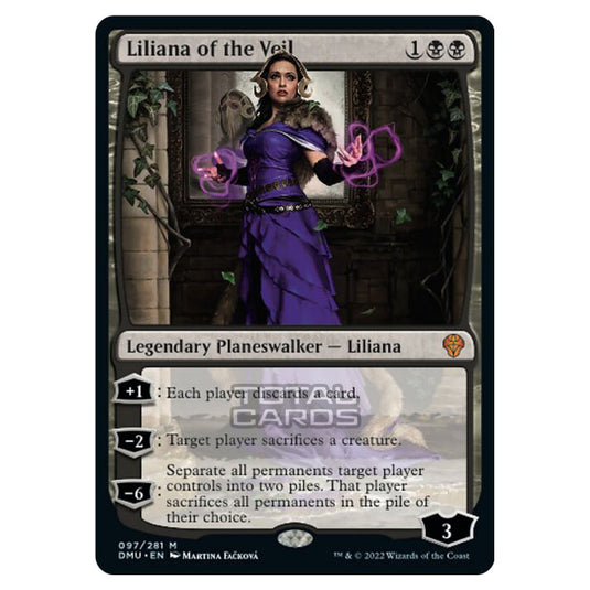 Magic The Gathering - Dominaria United - Liliana of the Veil - 097/281